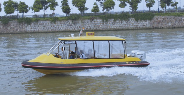 7.5米 小型玻璃钢水上巴士/旅游休闲观光艇/快艇